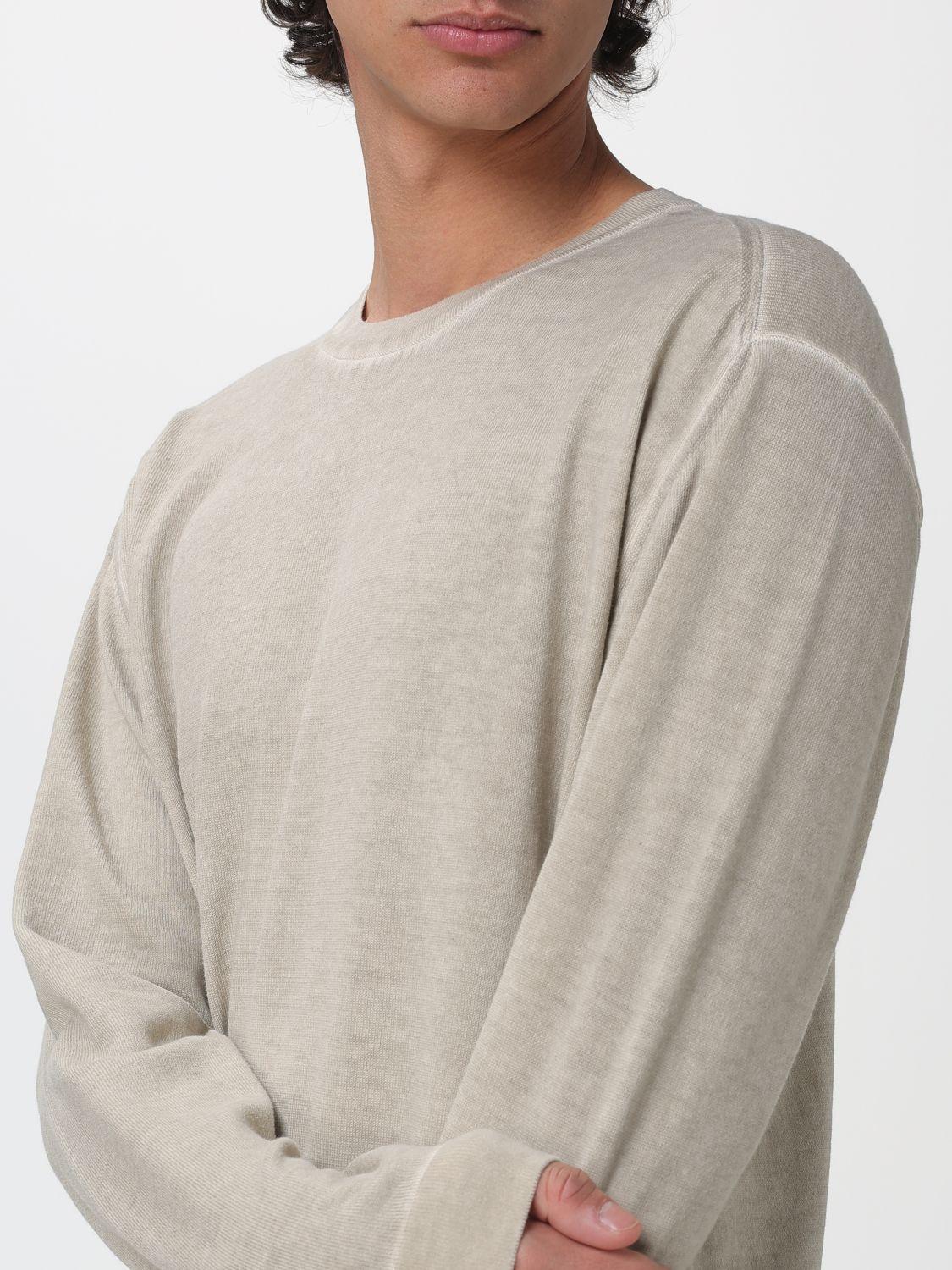 CP Company Cotton Crewneck Knit Sweater Green Men's