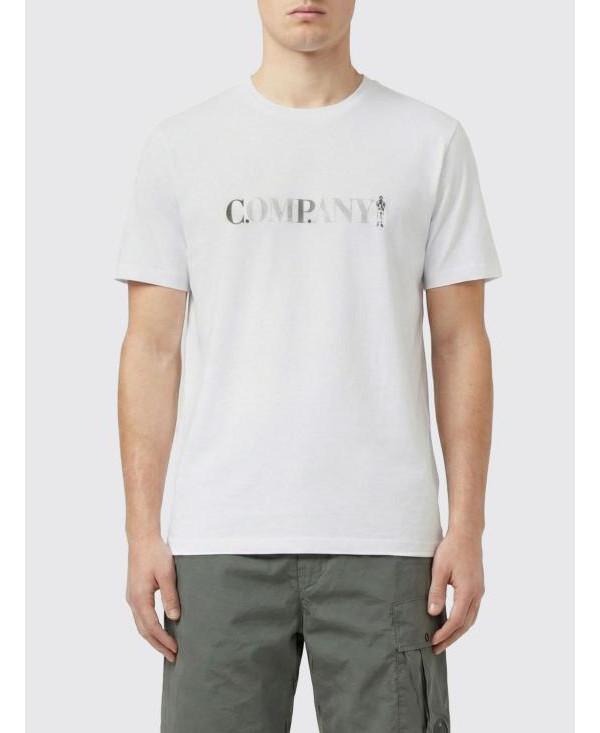 CP Company Jersey Short Sleeve Logo T-Shirt 20CMTS085A 005100W 103