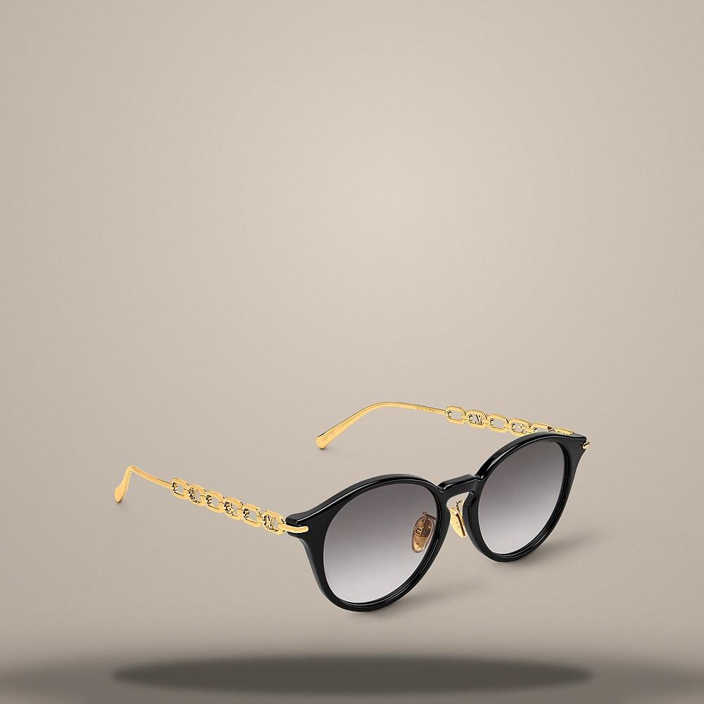 Louis Vuitton My LV Chain Two Round Sunglasses Round Silhouette Z3346U