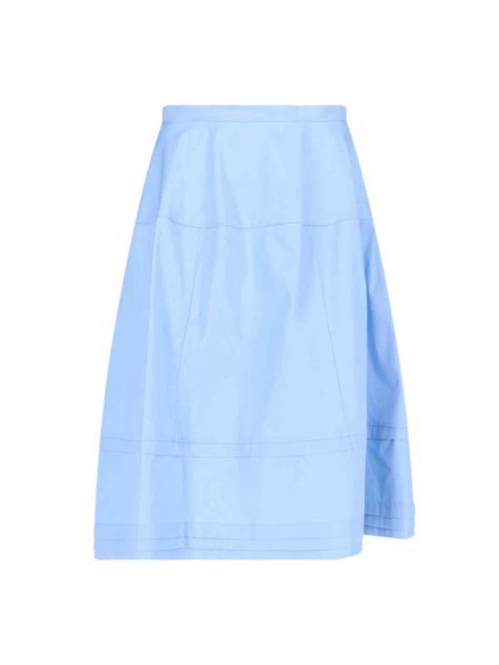 Marni Iris Blue Midi Skirt GOMA0613A0 UTC22300B50