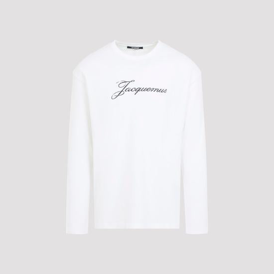 JACQUEMUS White Long Sleeve Sweatshirt Top