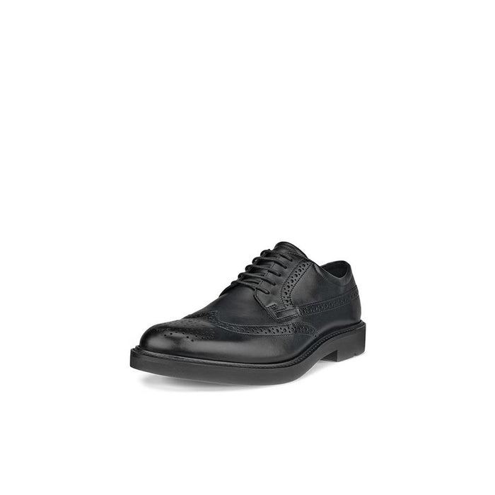 ecco Black Leather Oxford Dress Shoes for Men