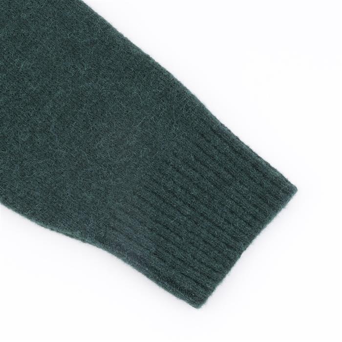 AMI Big Heart Logo Alpaca Crewneck Knit Sweater for Men