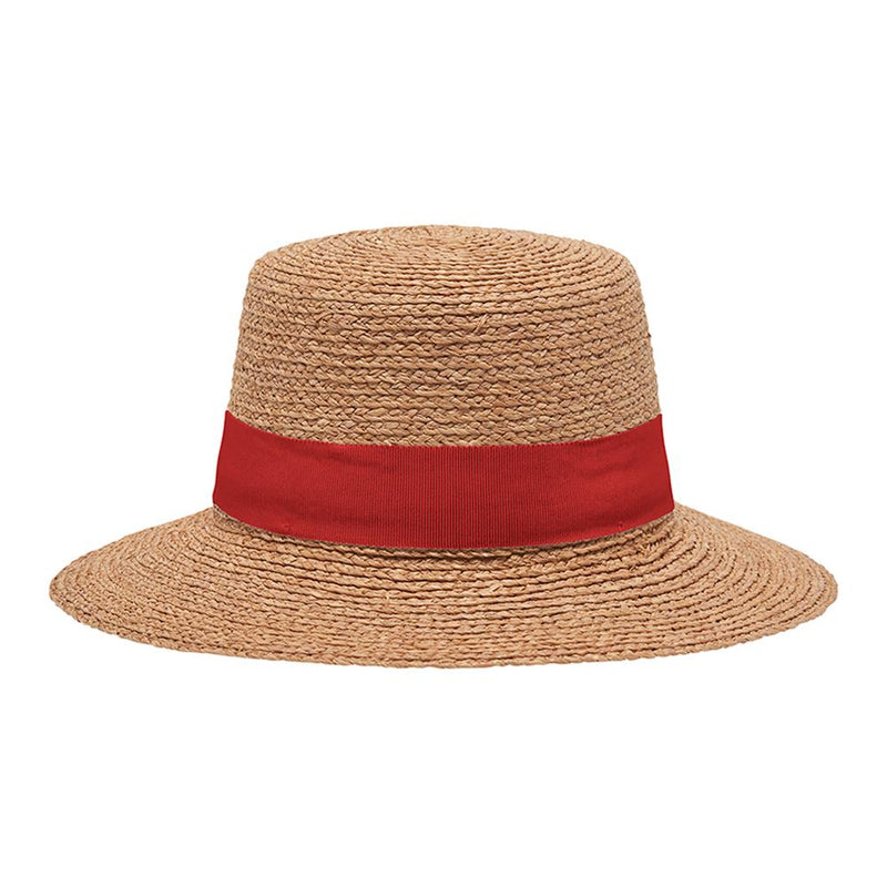 HELEN KAMINSKI Gracy Nouga Tropical Boater Hat Women’s Bucket Hat HAT51547 NUTR