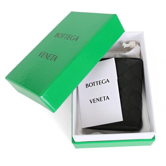 Bottega Veneta Black Leather Card Holder 749928 VCPP3 8425