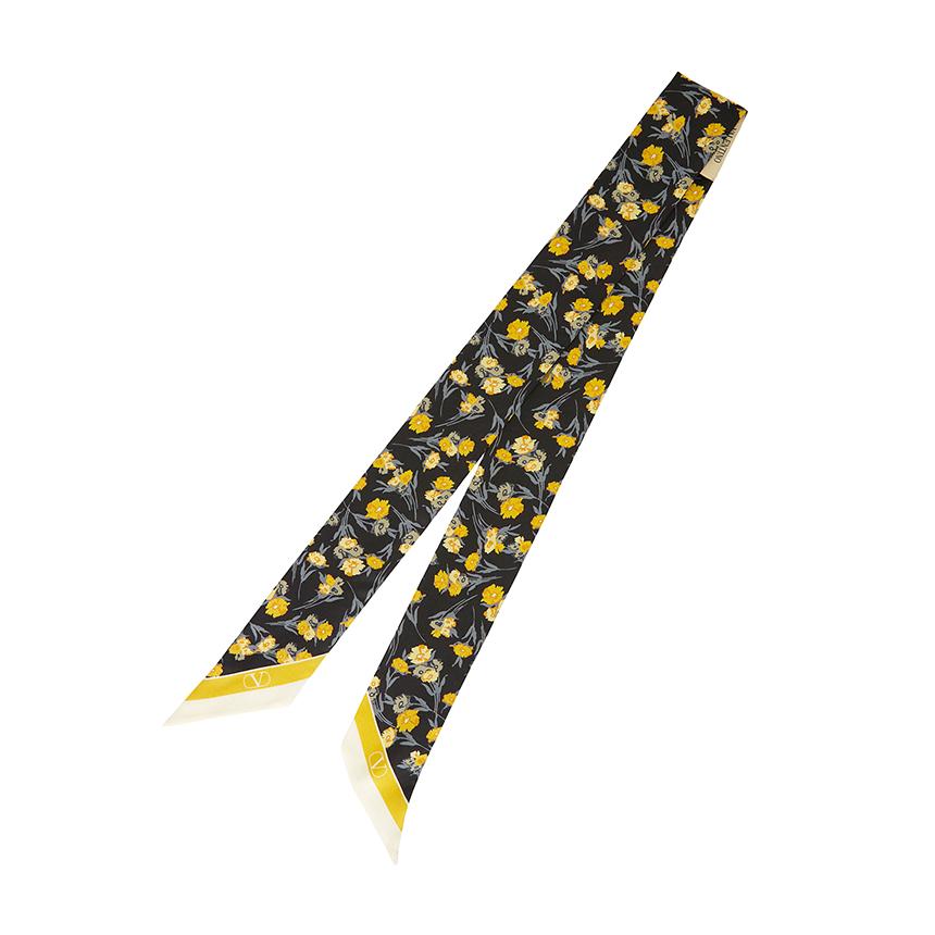 VALENTINO Women’s Silk Scarf Scarf 8W2E6017 QLS CGD