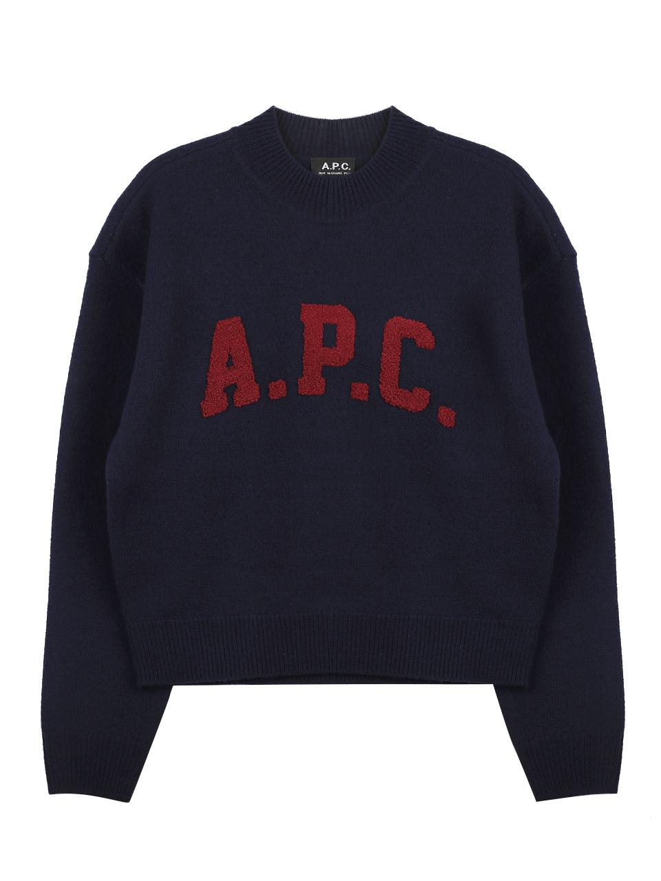 A.P.C. Varsity Jada Wool Crewneck Sweater Women’s WVBDK F23464