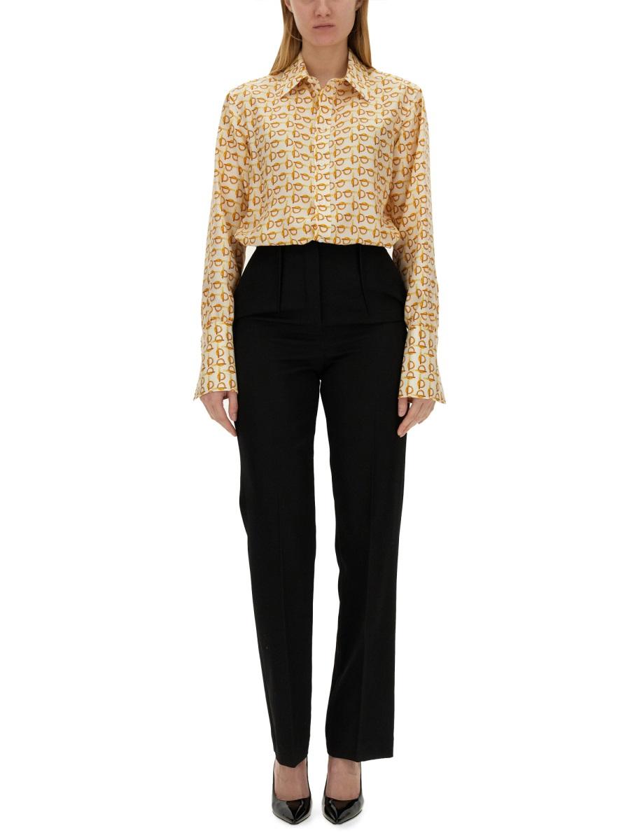 BURBERRY Long Sleeve Cotton Shirt