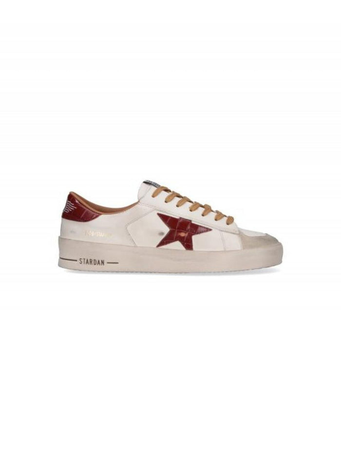 GOLDEN GOOSE Beige Leather Star Low Top Sneakers