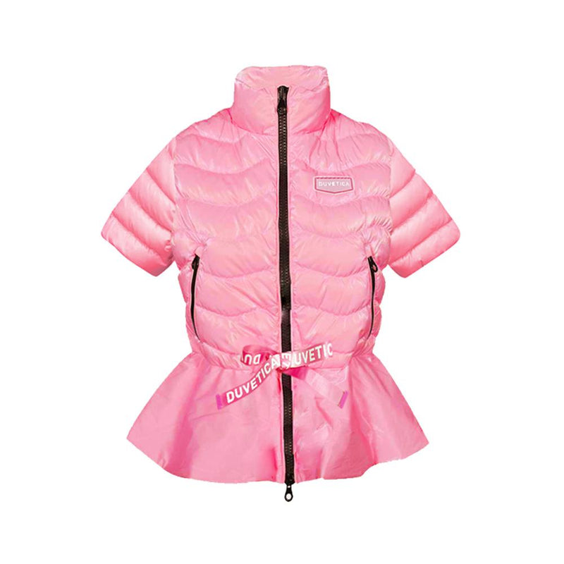Duvetica Pink SAMILIA Waist Drawstring Down Puffer Jacket