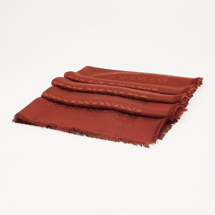 FENDI Women’s FF Logo Wool Silk Shawl Scarf