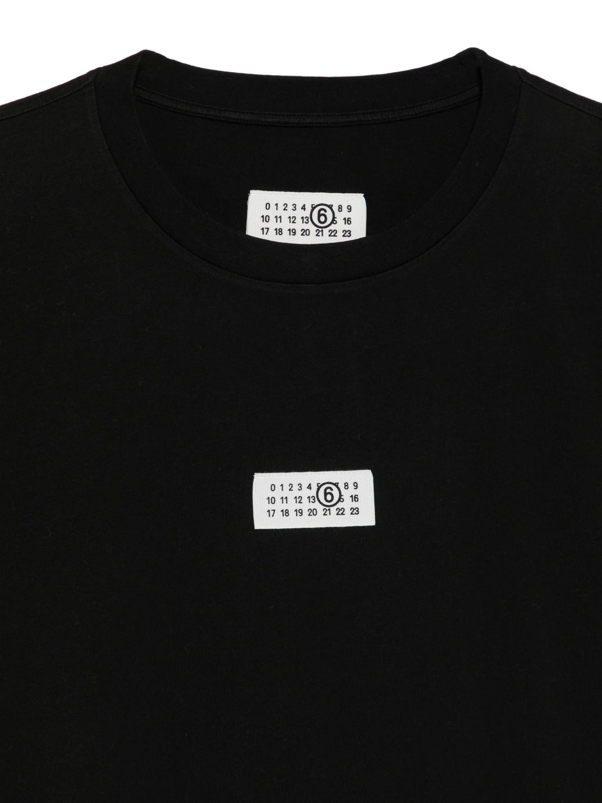Maison Margiela Black Cotton Short Sleeve T-Shirt