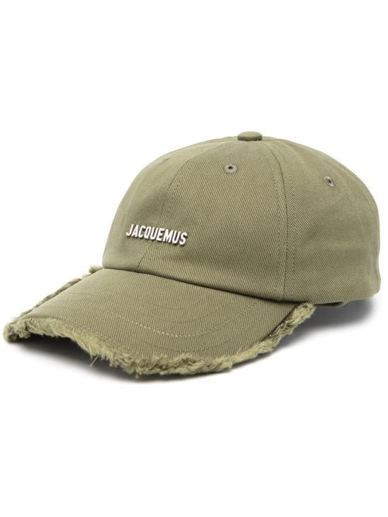 JACQUEMUS Cotton Logo Baseball Cap 235AC4525012560 KHAKI DOM