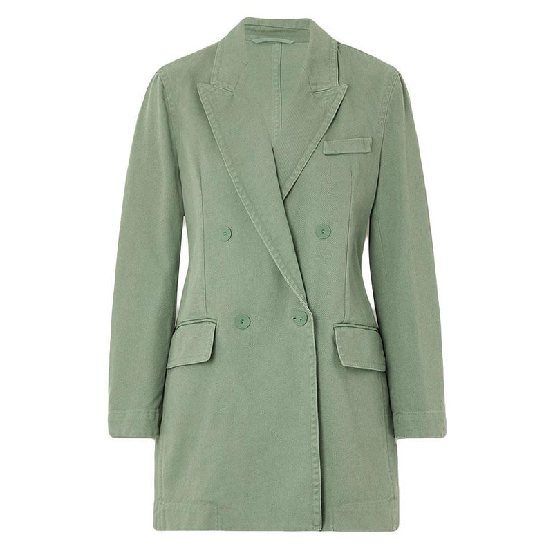 Max Mara Women’s Zenobia Double-Breasted Coat Green 2310413538000 008 STK