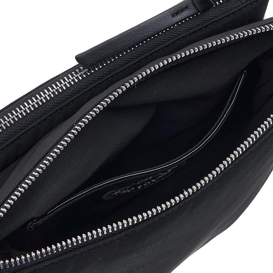 Vivienne Westwood Men's Penny Crossbody Bag Black Leather