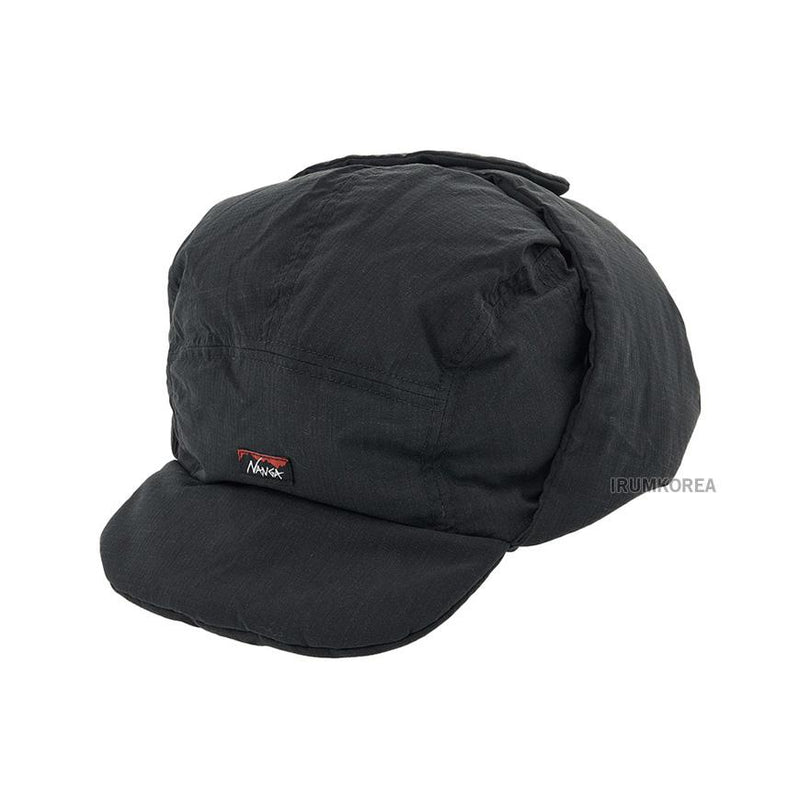 NANGA Unisex Hinok Ripstop Ear Flap Cap NA2441 3B101 BLK
