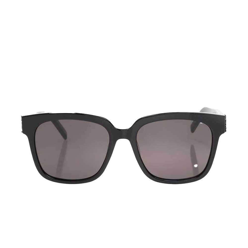 Saint Laurent Monogram YSL Black Acetate Square Sunglasses