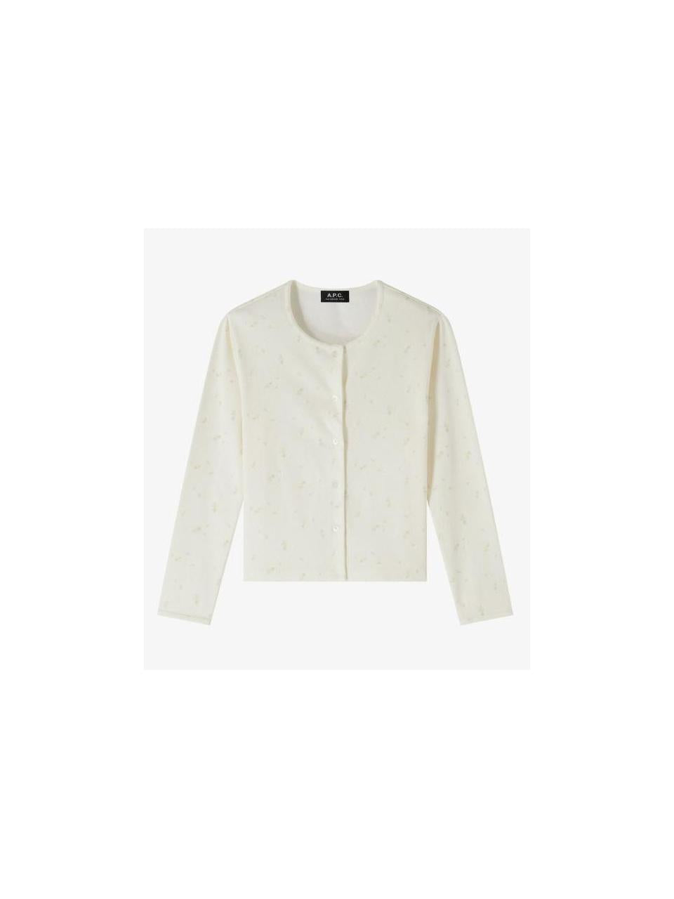 A.P.C. Scarlet Cardigan Women’s Round Neck Knit Sweater