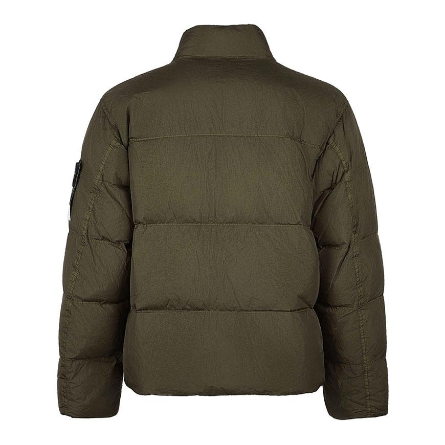 STONE ISLAND Crinkle Reps NY Down Jacket Men FW26 Green