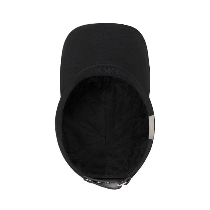 DIOR MEN Logo Ball Cap Black Men’s Baseball Hat 483C901A4511981