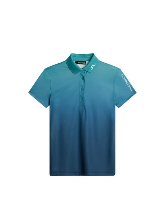 J LINDEBERG Men’s Polo Shirt GWJT12639M535 SPECTRUM FADE TEAL L DOM