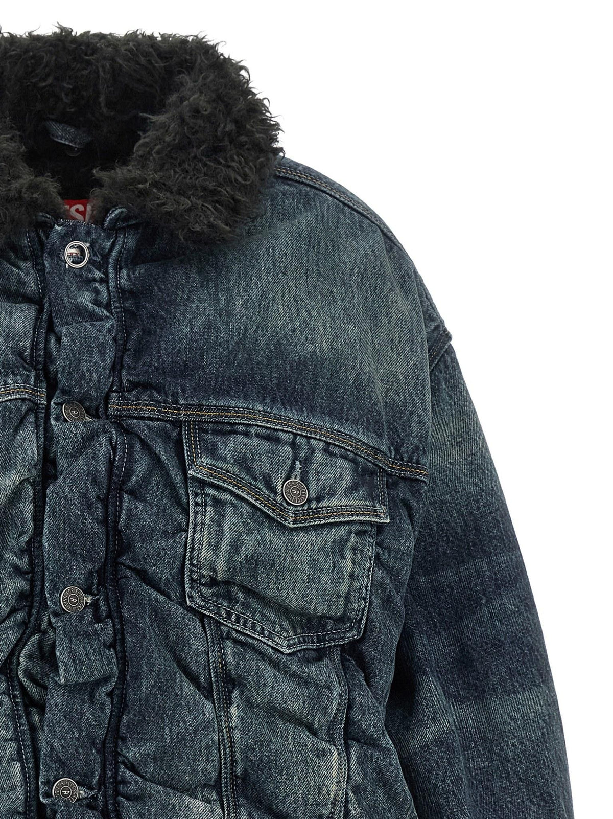 DIESEL Blue Denim Trucker Jacket Women’s