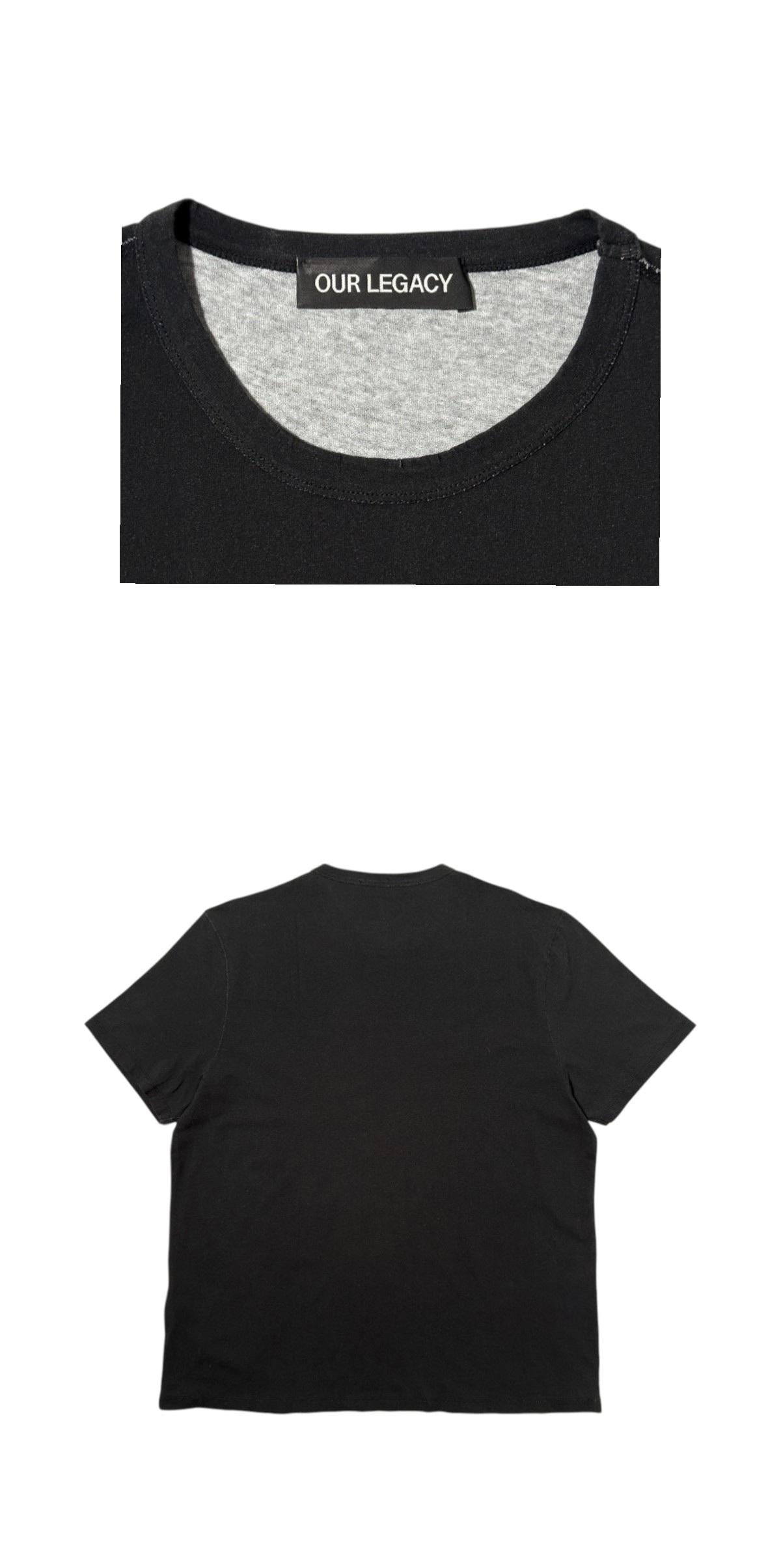 OUR LEGACY Fallen Angel New Box T-Shirt Black