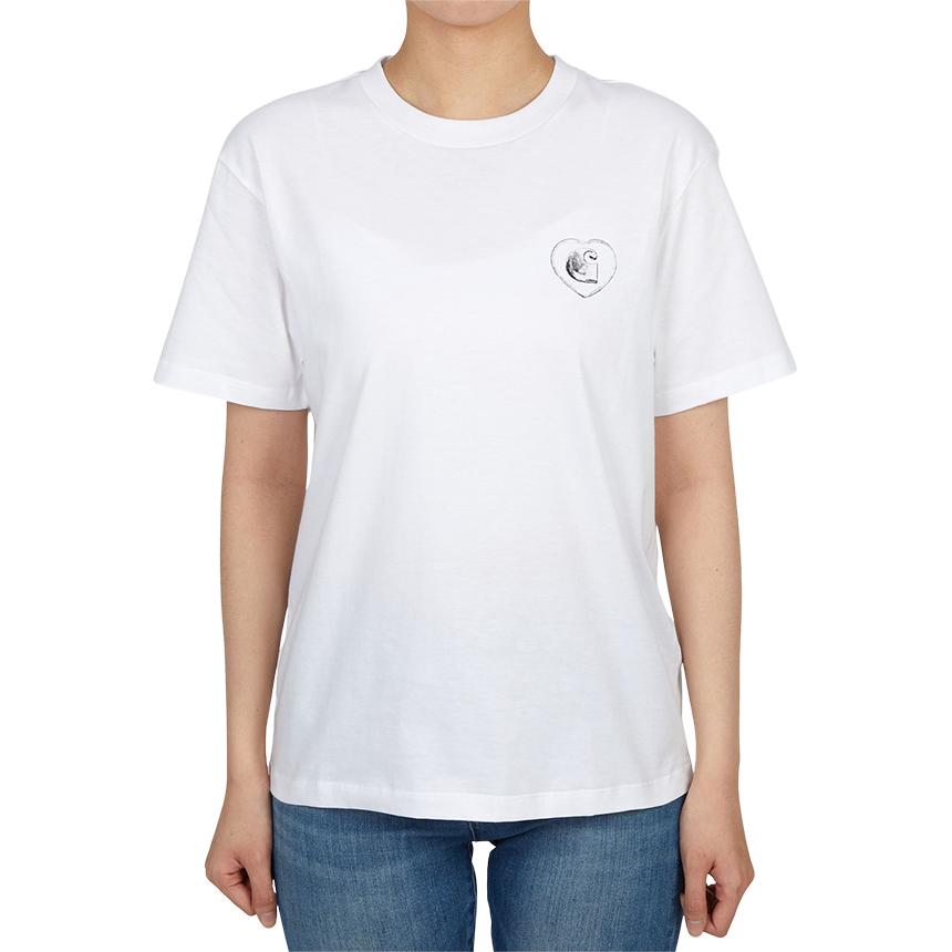 Carhartt Heart of Heart Graphic Women’s Short Sleeve T-Shirt I035477 02XX