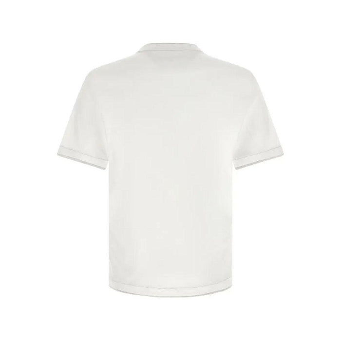 Brunello Cucinelli Logo Layered Short Sleeve T-Shirt Men