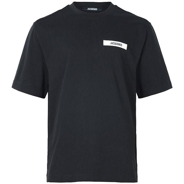 JACQUEMUS Black Le Grograin T-Shirt Men’s TSM00133AJ00226 990