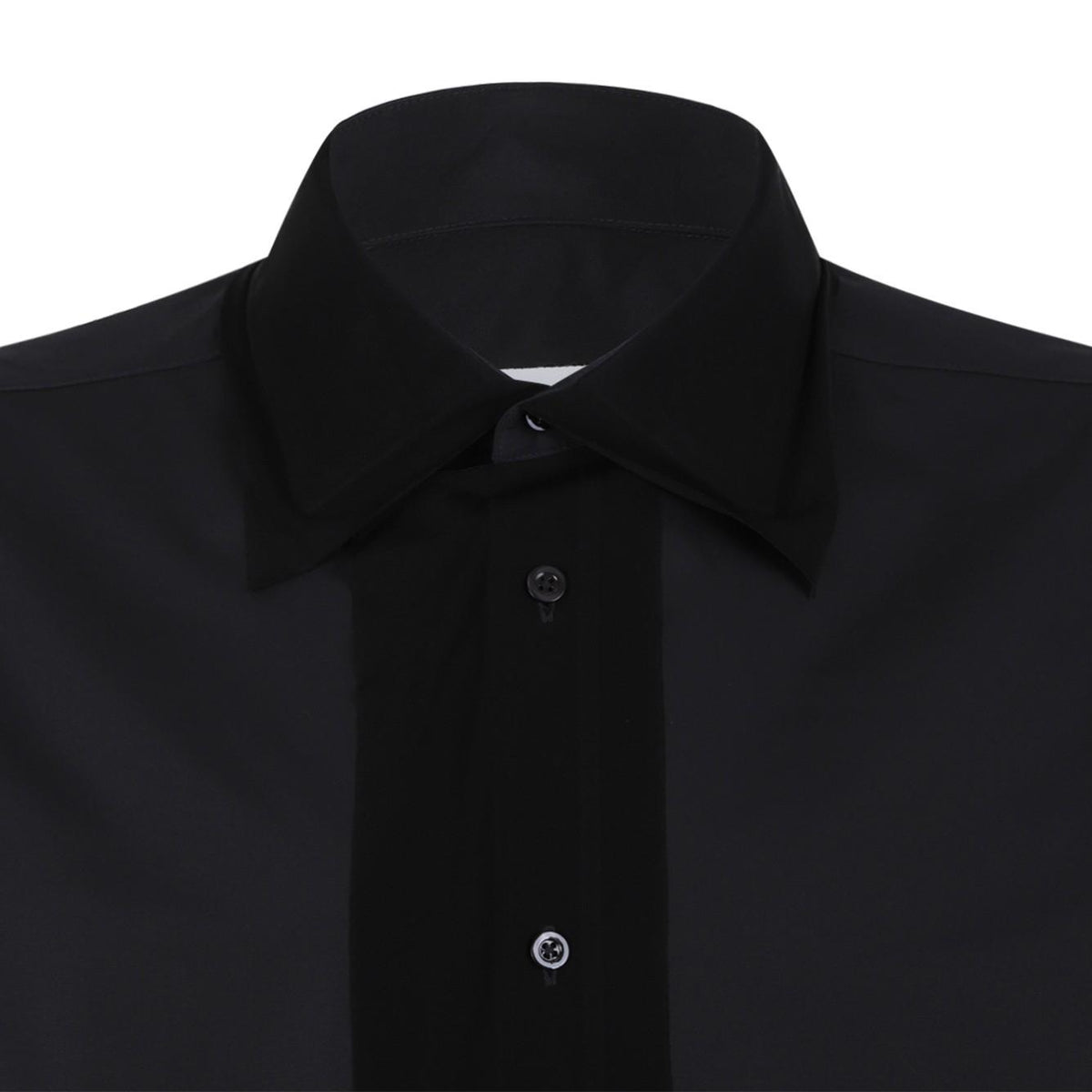 Maison Margiela Black Cotton Long Sleeve Shirt