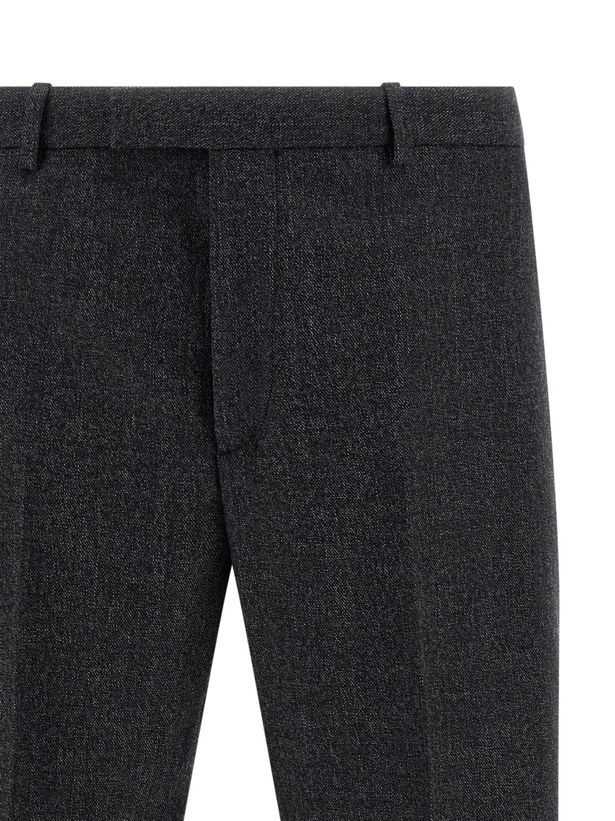 GUCCI Black Wool Dress Suit Trousers