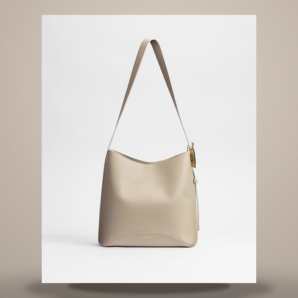 DIOR Medallion Bucket Bag Medium Trench Grain Calfskin Crossbody M1532QUQW M73U
