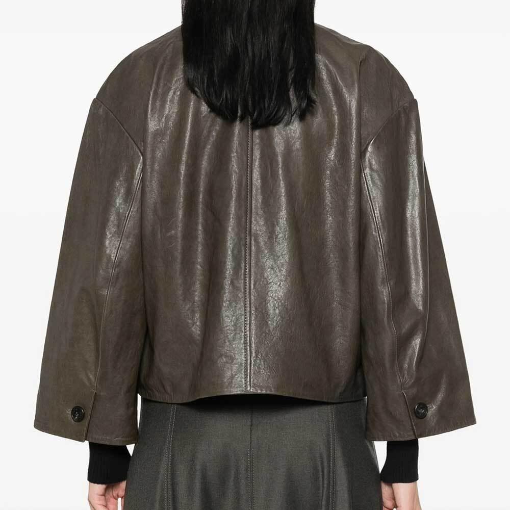 Max Mara Leather Kali Jacket for Women 254460 31600