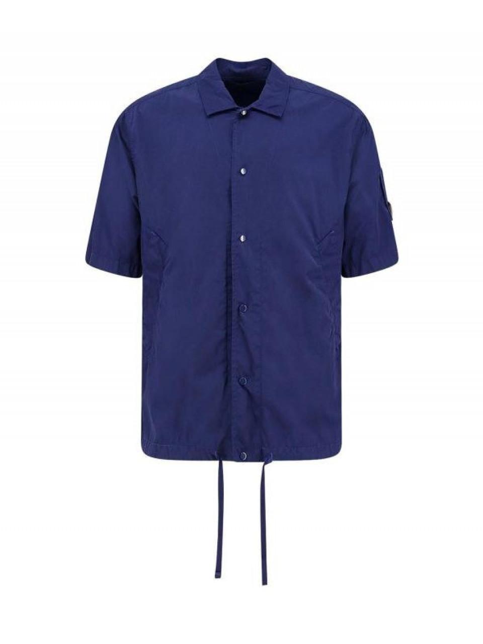 CP Company Chrome-R Lens Overshirt Short Sleeve Shirt