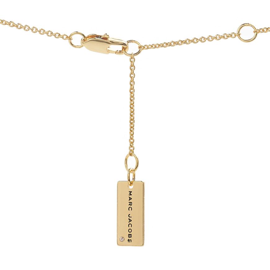 Marc Jacobs Women’s Button Pendant Necklace 2R4JNC001J38 109
