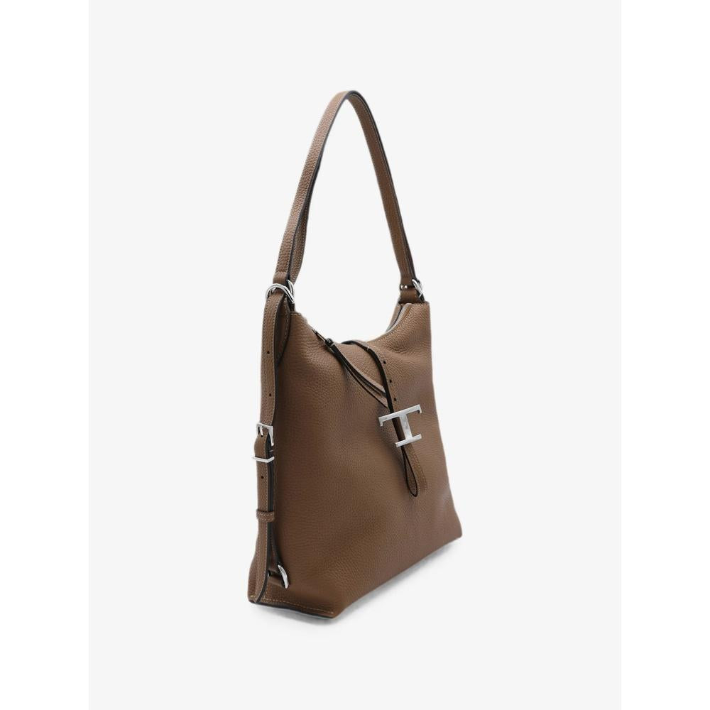 Tods T Timeless Small Leather Shoulder Bag