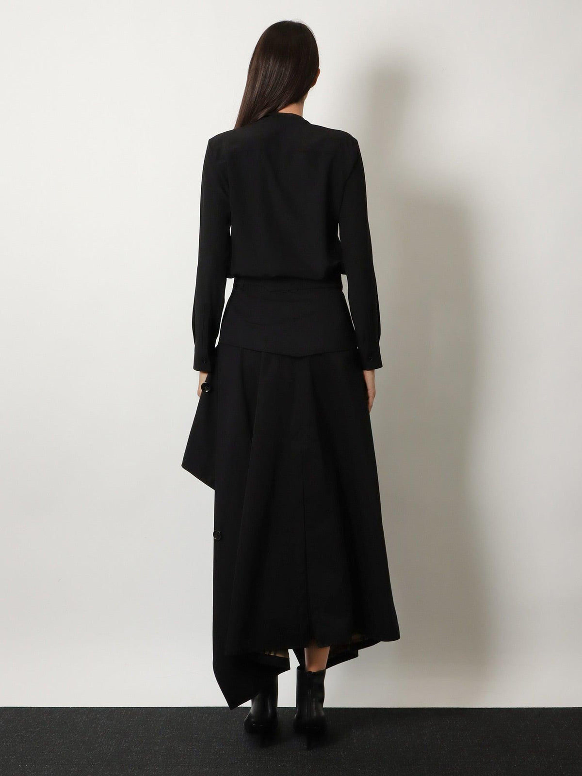 BURBERRY Long Sleeve Button-Up Shirt FW26 Black