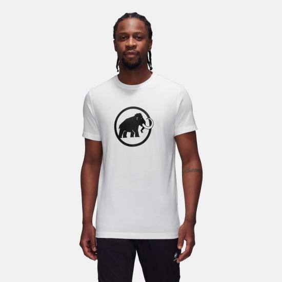 MAMMUT White Short Sleeve T-Shirt Men’s Cotton Crewneck M11F5TR016 WH
