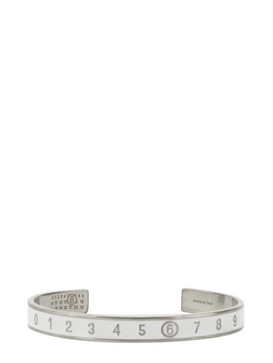 MM6 Brushed Palladio White Bracelet SM6UY0090 P721196