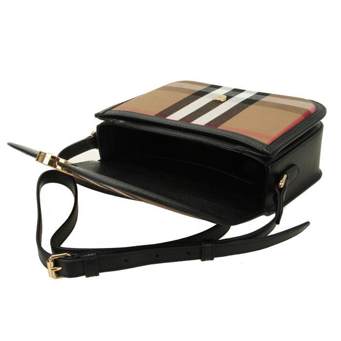 BURBERRY Worsley Check Medium Crossbody Shoulder Bag