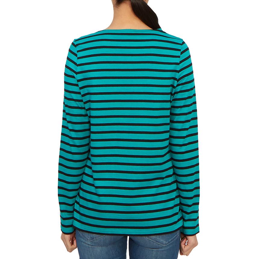 Saint James Minquiers Women’s Long Sleeve T-Shirt Absinthe Noir