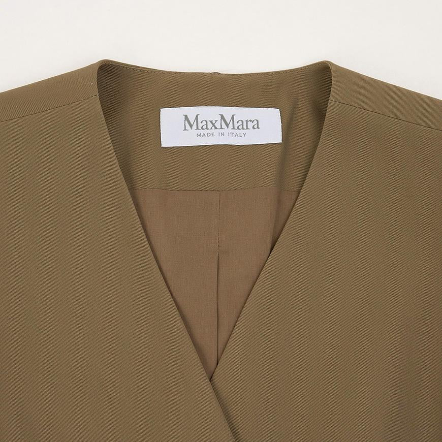 Max Mara Leno Cotton Twill Vest for Women RENO 003