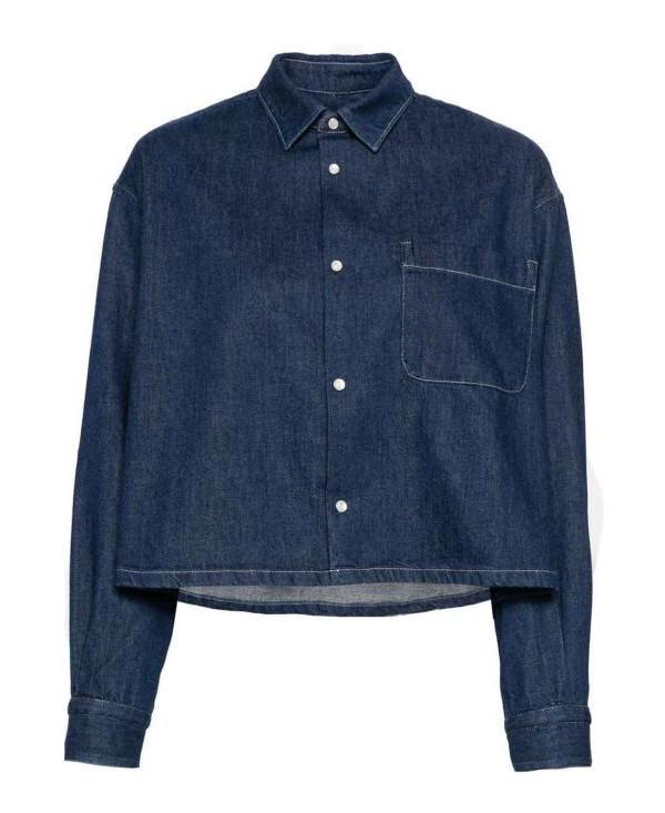 A.P.C. Samantha Brodee Overshirt Denim Blouse