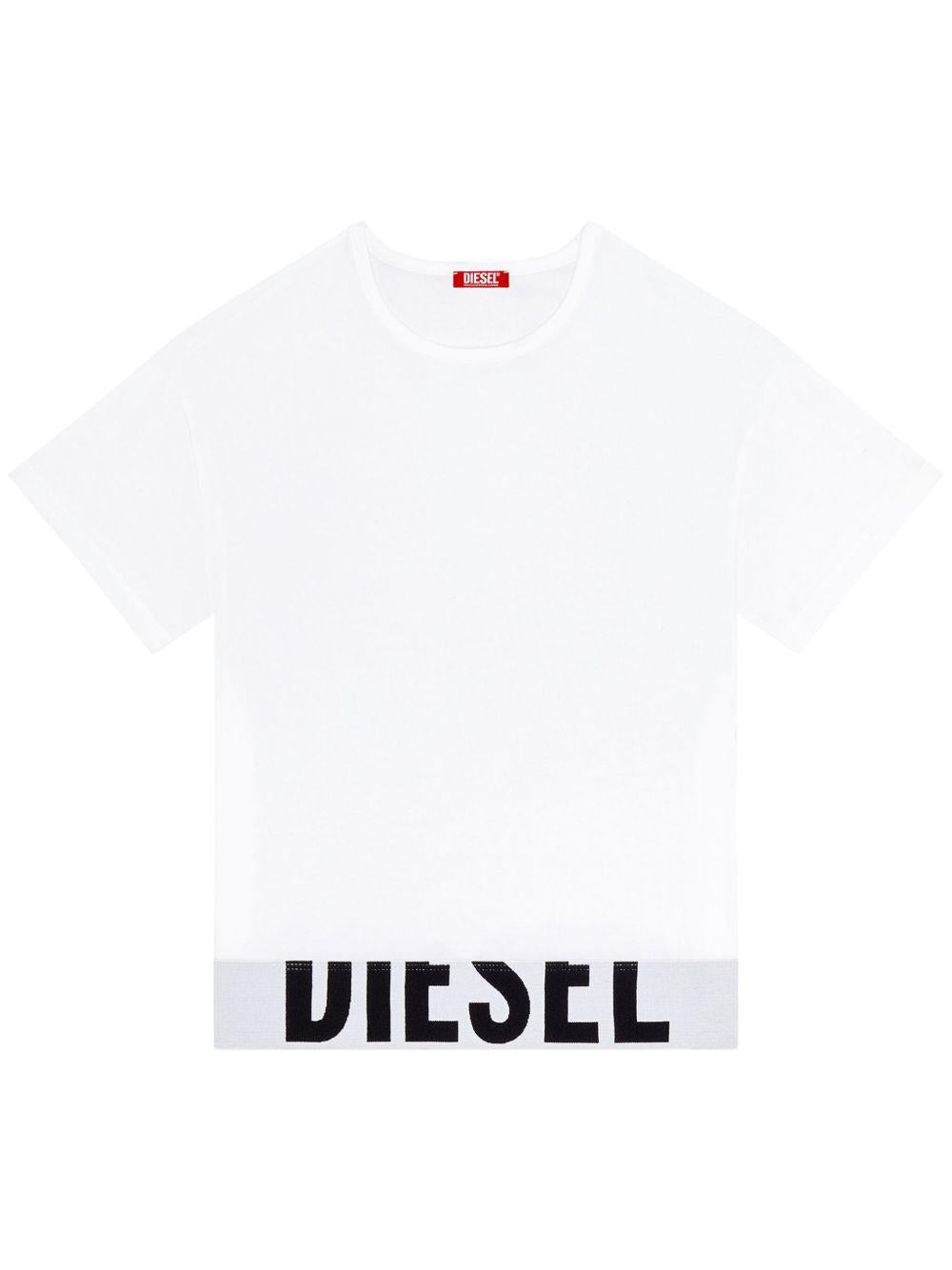 DIESEL White Sports Top T-Shirt for Women