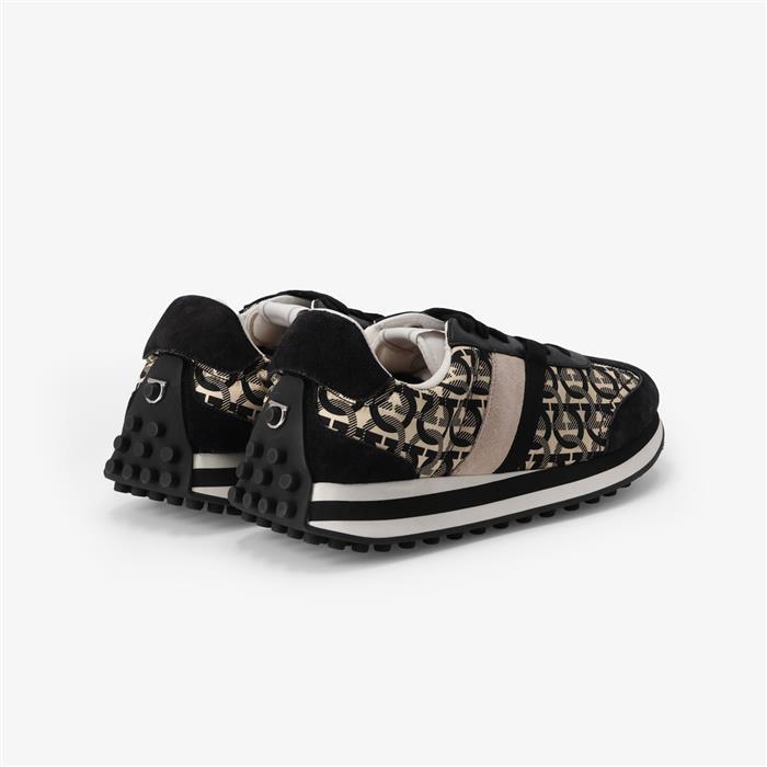 Ferragamo Gancini Iulio Low-Top Leather Sneakers for Men