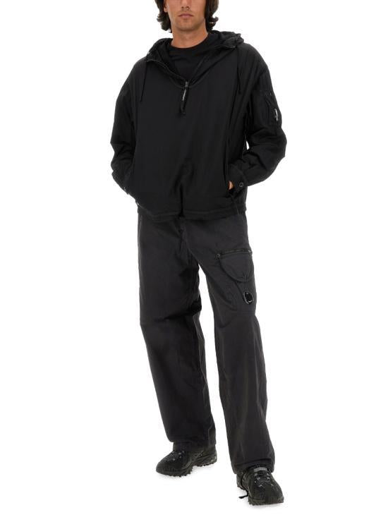 CP Company Men's Jacket 17CMOS107A005783G999 BLACK DOM