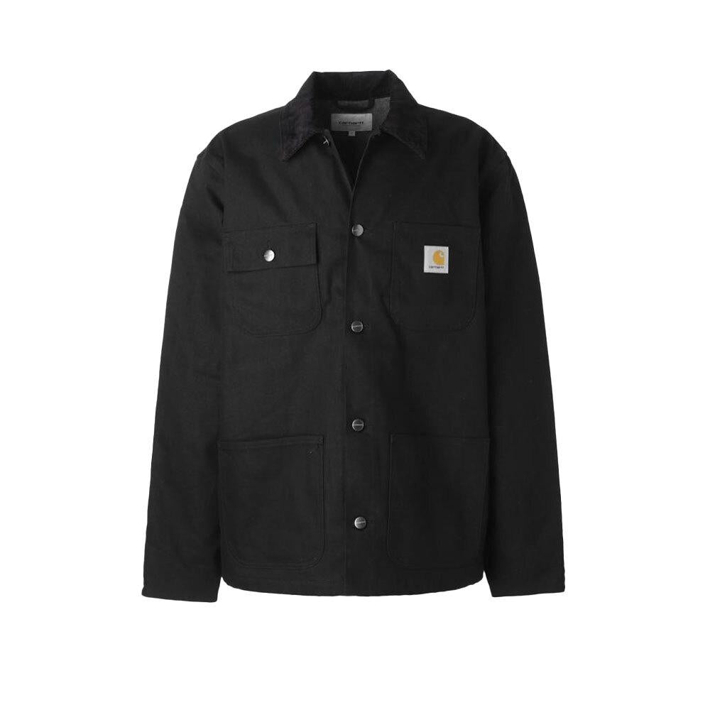 CARHARTT WIP Michigan Coat Jacket Men Black Cotton Canvas