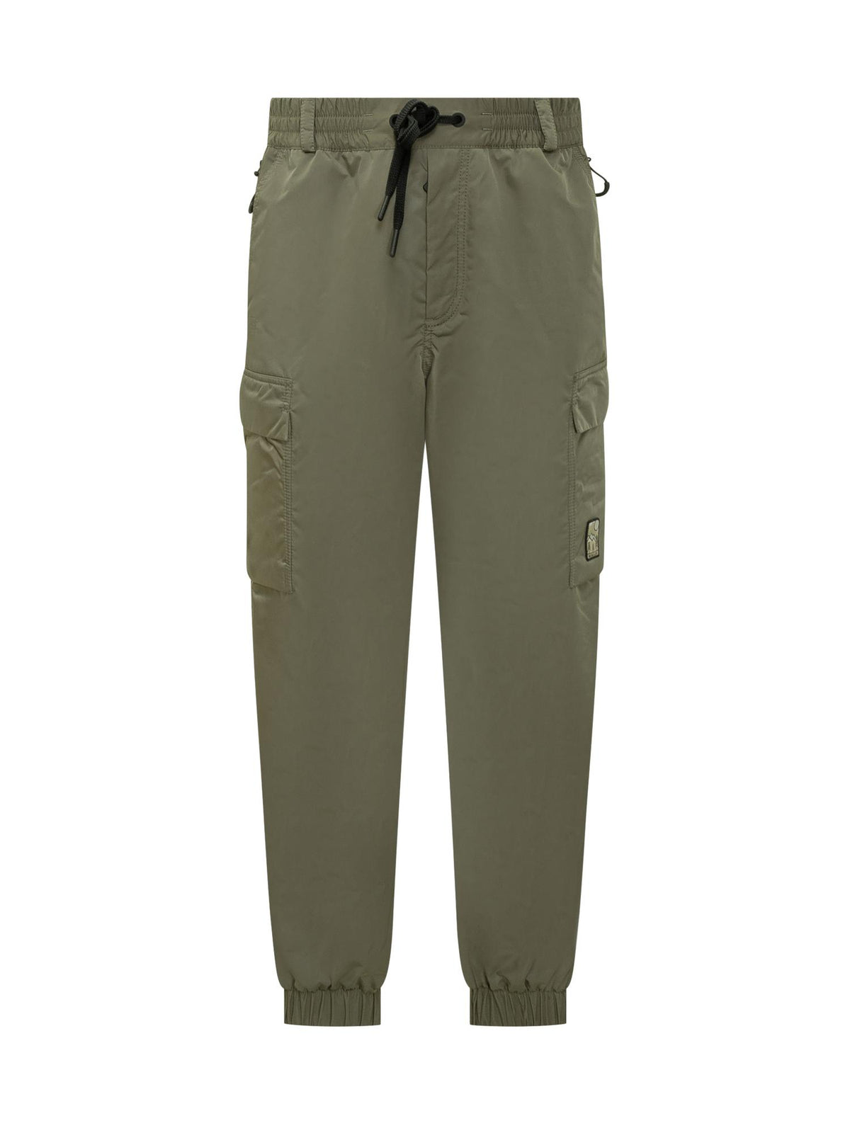 Moncler Black Cotton Cargo Pants for Men