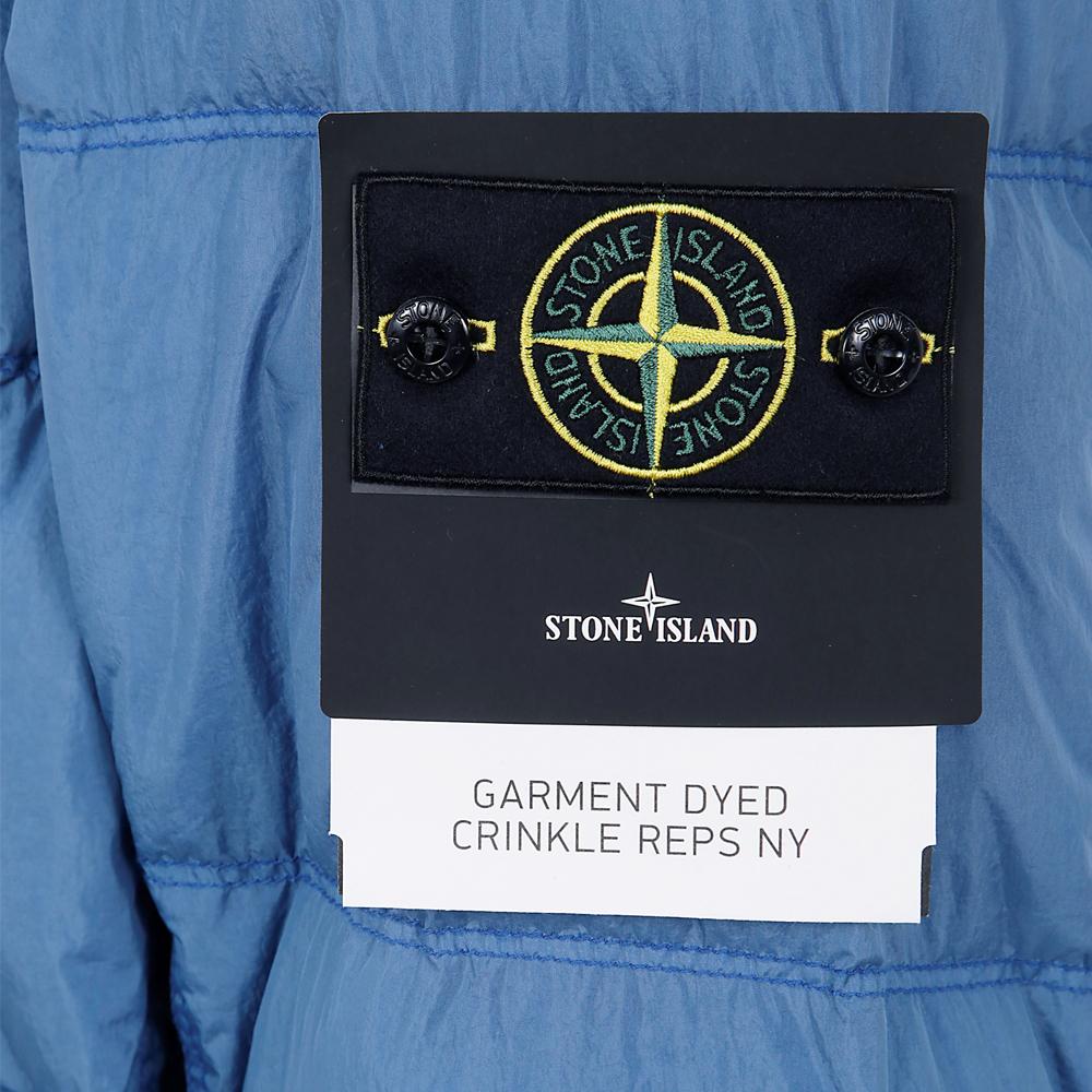 STONE ISLAND Garment-Dyed Crinkle Reps Hooded Down Jac K2S15 4100011 S0A23 V002B